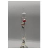Galileo Thermometer with Three Floating Spheres
