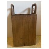 VTG Wooden Potato Bin 11 x 8 x 16 in-see photos