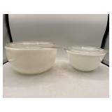 Pyrex White Milk Glass 1.5QT Mixing Bowl and