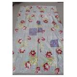 Vintage Floral Patchwork Quilt