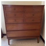 Mid Century Modern Walnut Highboy Dresser-Cont.