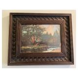 VTG Framed Landscape Painting-Artist Unknown