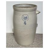 Antiq. Indian Head Blue Cherokee Stoneware