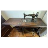 Antique Oak Singer Sewing Machine