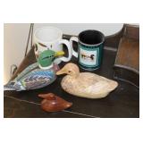 Duck Figurines and Mug Collection