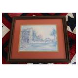 Watercolor Painting by Imogene Hall 1977