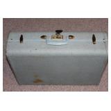 Samsonite Vintage Blue Suitcase with Key