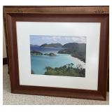 Framed Photo of a Beautiful Coastal Landscape