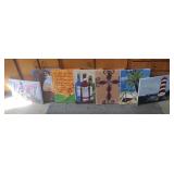 7 Original Paintings