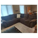 La-Z-Boy Sectional Couch with Reclining Ends