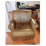 Faux Leather Armchair #2
