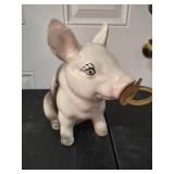 Ceramic Pig with Pacifier