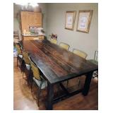 Dining Table & 6 Armchairs- Read Details