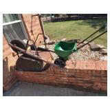 Wheelbarrow and Seeder