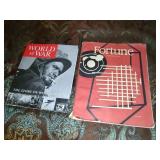WWII Book & October 1945 Fortune Magazine