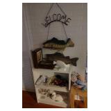 Shelf, Side Table, Decorative Fish Items and More