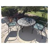 Firepit and 2 Chairs