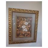 Framed Floral Print by Marie Frederique
