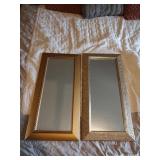 2 Framed Mirrors