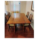 Drop Leaf Dining Table & 4 Chairs