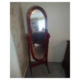 Cheval Free Standing Oval Mirror