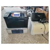 3 HP and 1 Epson Printers