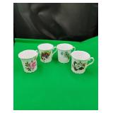4 Royal Grafton Tea Cups