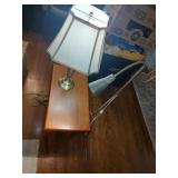 2 Lamps and Jim Haeger End Table