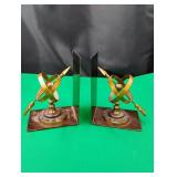 "The World is Yours" Brass Bookends