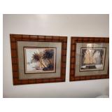 2 Tropical Sailboat Themed Prints