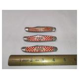 3 Kutmaster Purina Advertising Knives