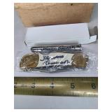 NRA Theodore Roosevelt Knife and Bullet Charm