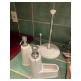 Paper Towel Holder & Soap Dispensers