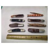 8 Assorted Knives in Rough Condition