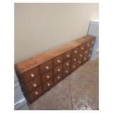 Vintage 24 Drawer Apothecary Cabinet