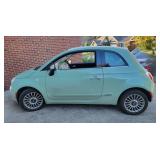 2013 Fiat 500 Convertible with Tan Soft Top