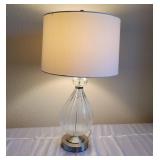 26-Inch Silver Tone Table Lamp