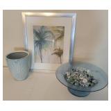 Kasstatex Vase, Bowl, Art Print Set