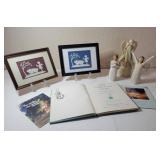 Lot with Angels, Art, and Book