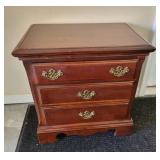 Wooden Side Table With Drawers
