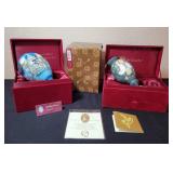 Neï¿½Qwa Art Glass Ornaments Set