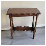 Two-Tier Wooden Side Table