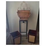 Metal Stand, Wall Hanging & Baskets