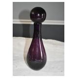 MCM Amethyst Purple Glass Genie Decanter