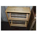 Solid Wood VHS Storage Shelf