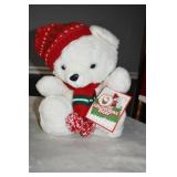 Vtg KMart DanDee Christmas Bear Plush