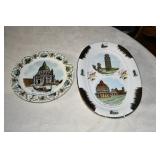 Pair of Souvenier Italy Collectors Plates