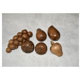 Vintage Wood Fruit Decor