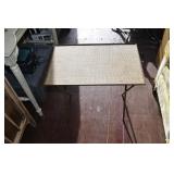 Vtg Folding Metal TV Tray