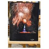 Vtg Photograph July 4, 1986 Statue of Liberty